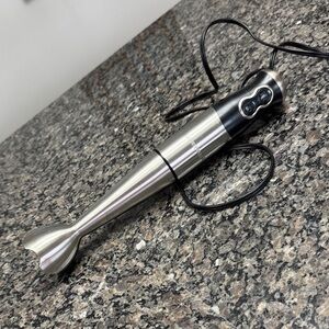 Farberware Silver and Black Immersion Blender EUC